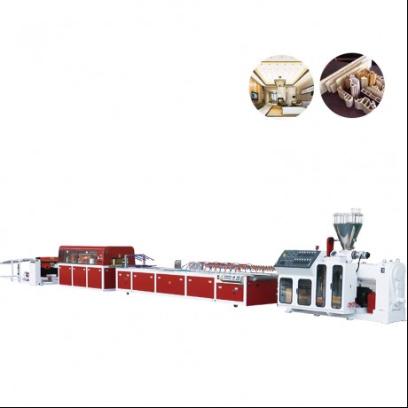 JWELL PVC tre-plast hurtigmonteringsplate ekstruderingslinje