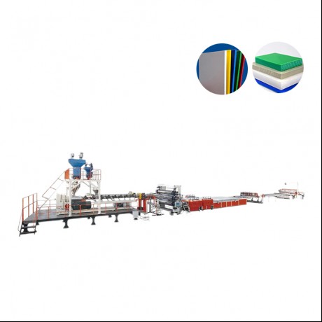 PP, PE, ABS, PVC tykk plate ekstruderingslinje